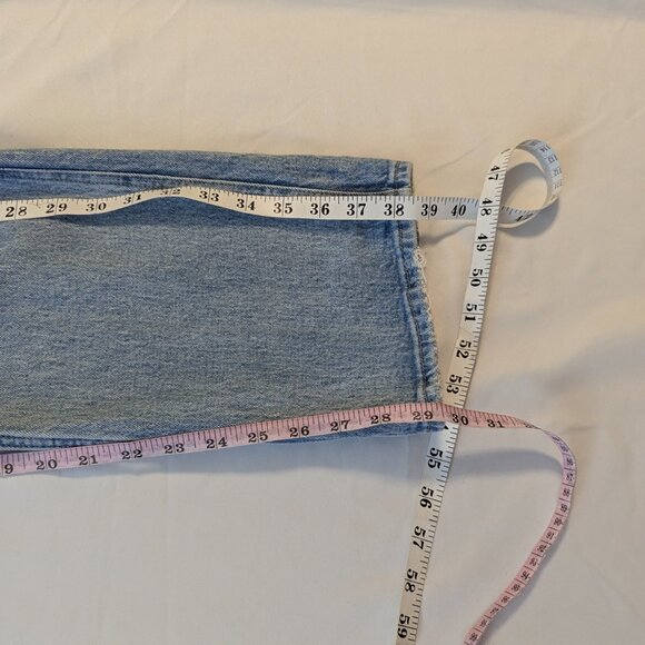 Abercrombie & Fitch Size 26/2 Light Wash Distressed Carpenter's Jeans - Picture 13 of 14